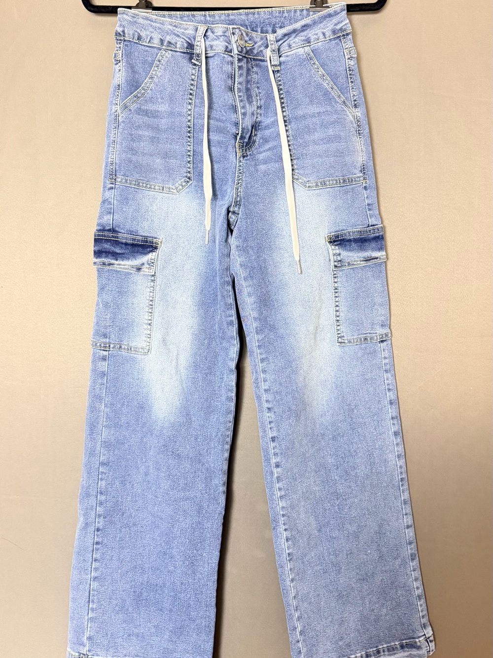 Light Blue women’s  Cargo Jeans